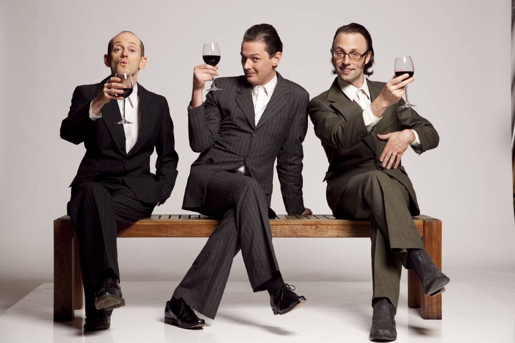 ARIA award winning comedy trio Tripod are keen to be part of the Flix in the Stix shows at Bowral on Saturday.