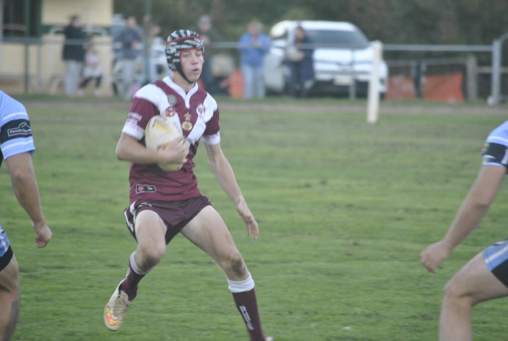 Winger Jesse Mauger Junior and his Robertson team mates secured victory on Saturday. Photo by Josh Bartlett