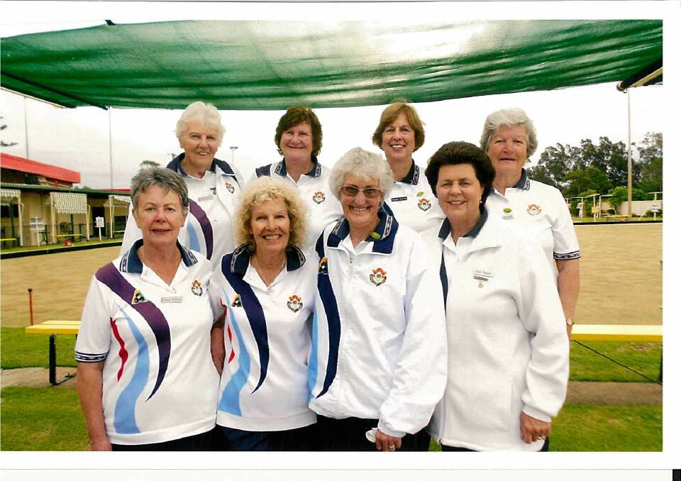 The Bowral ladies pennant grade four team. (Back) A Pryce, S Handley, M Scriven and A Brenning. (Front) C Williams, F Post, R South and G Fraser.  
	Photo supplied