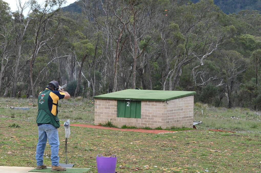 The shot that got Brian Wallder of Moss Vale second place in the B-Grade shoot-off.