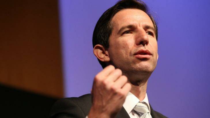 Education Minister Simon Birmingham is finalising a major overhaul of the vocational loans scheme. Photo: Louise Kennerley