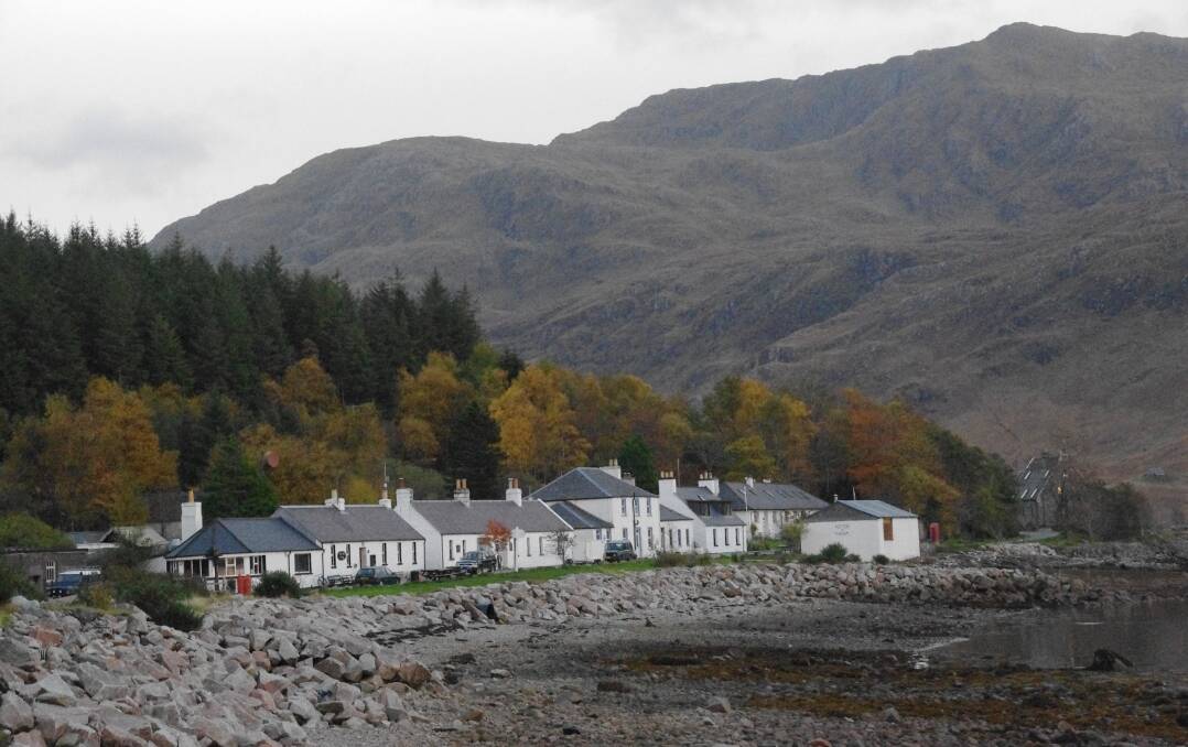 The remote Scottish village of Inverie at Knoydart in the Sound of Sleat, off Mallaig. Photo by Geoff Goodfellow
