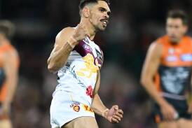 Brisbane Lions forward Charlie Cameron believes he's turned a corner in the past fortnight. (Lukas Coch/AAP PHOTOS)