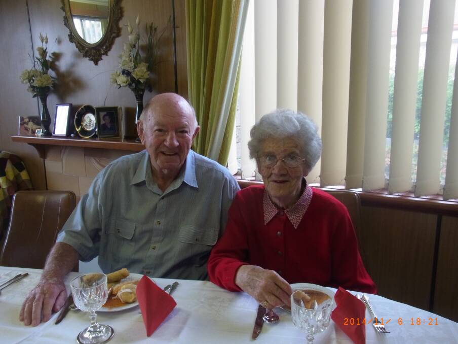 Hurtle and Margaret Ford celebrated their diamond wedding anniversary in November this year. Photo supplied
