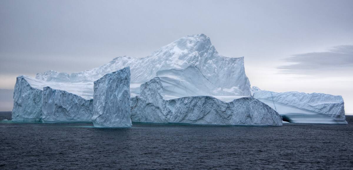 Large Iceberg, North East Greenland. Photo supplied.