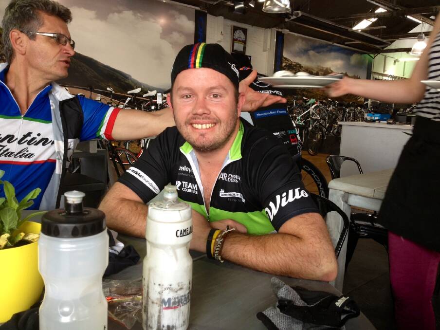 Zac Hulm is the new president of the Southern Highlands Cycling Club. Photo supplied