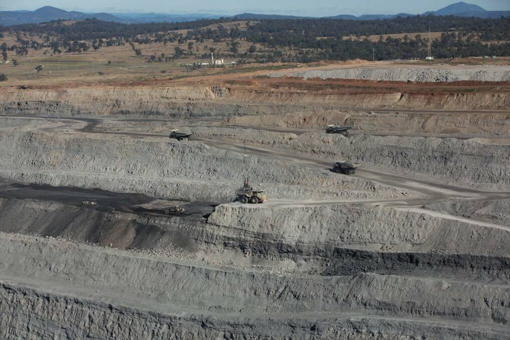 A Rio Tinto coal mine in the Hunter Valley. Photo: Supplied