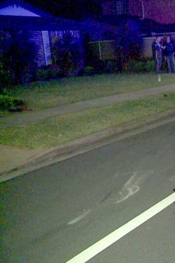 Skid marks: police are investigating whether speed was a factor.  Photo: Gary Dring (Top Notch Video)