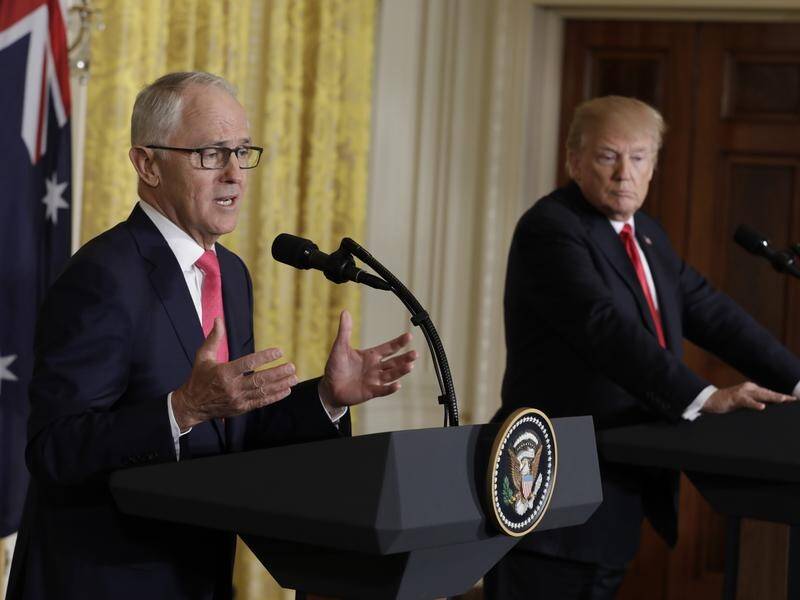Malcolm Turnbull returns to Canberra after a whirlwind trip to see US President Donald Trump.