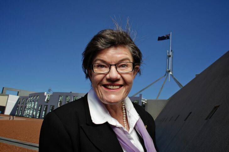 Cathy McGowan new MP for Indi at Parliament House in Canberra on Tuesday 15 October 2013. Photo: Andrew Meares