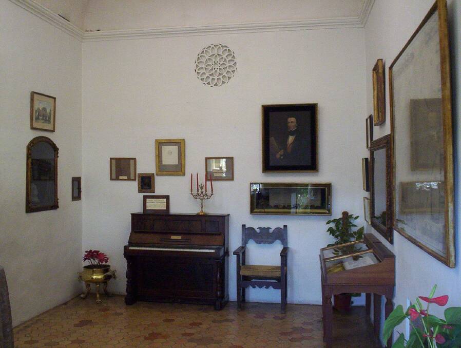 THE Valldemossa monastery/hotel is now the Chopin and George Sands Museum with items from the time of their stay - although not this piano which was purchased after Chopin had left. (Wikimedia)