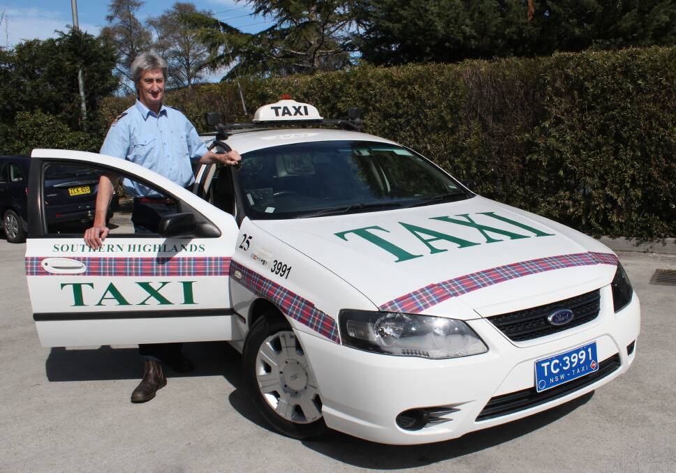 Paul Quinn from Southern Highlands Taxis. Photo by Megan Drapalski