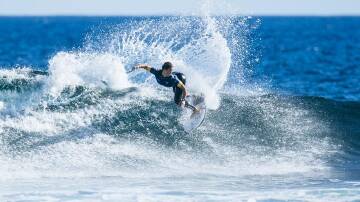 Sally Fitzgibbons is one of four Australian women in the quarter-finals of the Margaret River Pro. (HANDOUT/World Surf League)