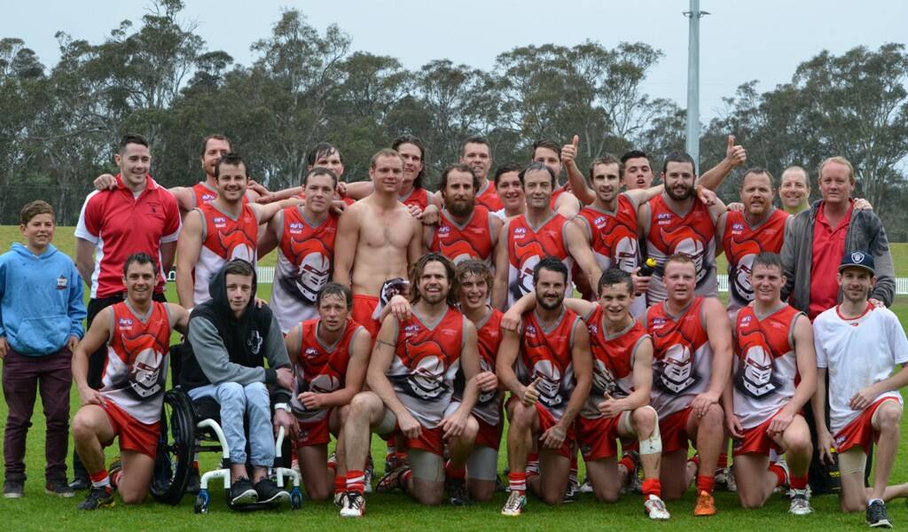 The Wollondilly Knights senior Australian rules football team.  
						    Photo supplied