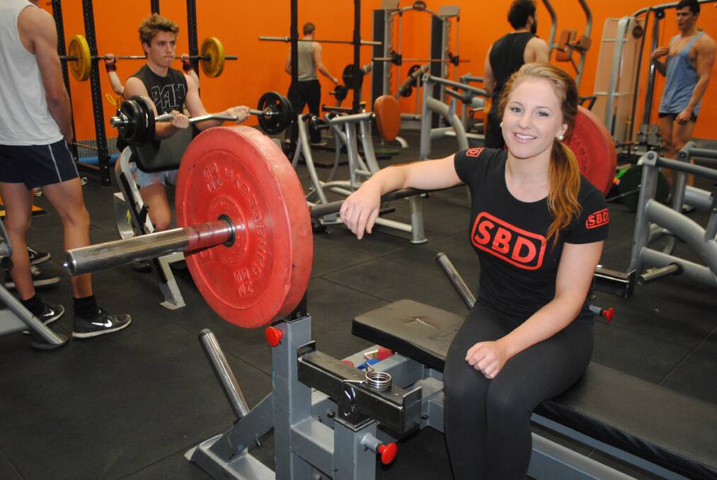 Hill Top powerlifter Megan Bateman has set a junior national record for bench press. Photo by Josh Bartlett