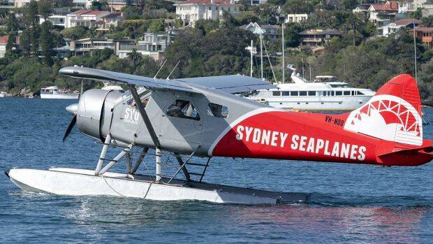 The Sydney Seaplanes aircraft plunged into Jerusalem Bay, north of Sydney. It remains underwater as authorities plan how best to recover it.  Photo: David Oates

