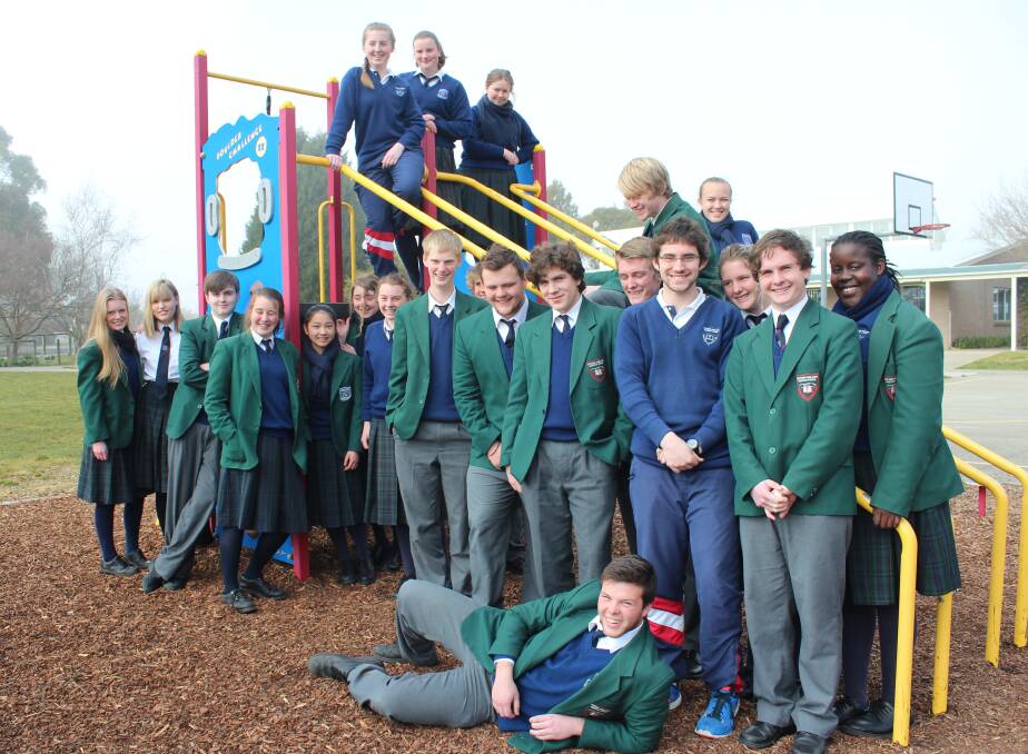 Year 11 students from  Southern Highlands Christian School that will volunteer in Vanuatu. Photo by Megan Drapalski