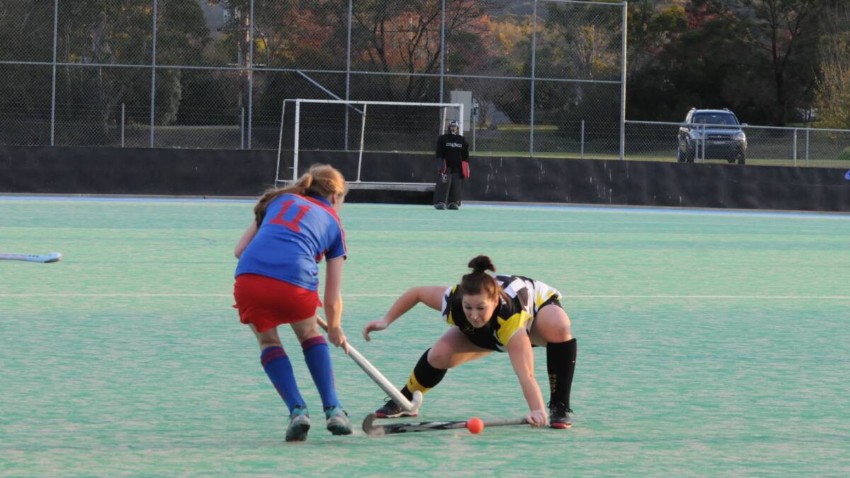 Robertson captain Jess Ditton goes after the ball in a previous match between the two teams. Photo by Lauren Strode