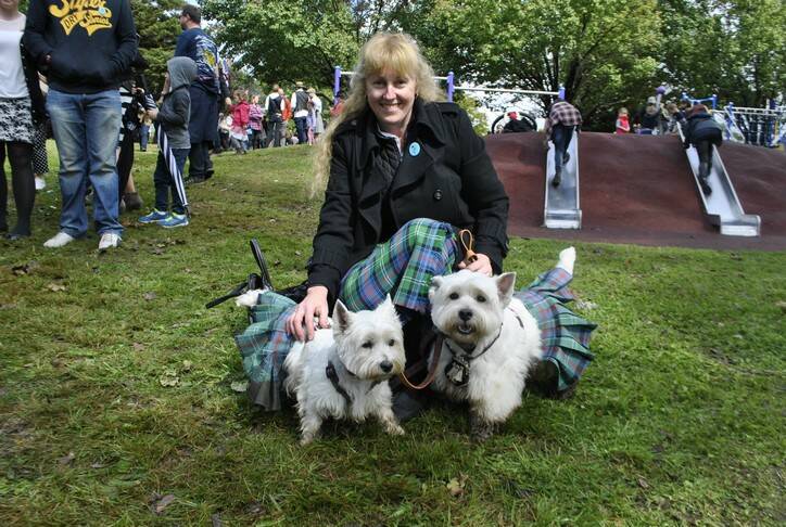 BRIGADOON was the word on everyone's lips this Saturday in towns all over the Highlands.