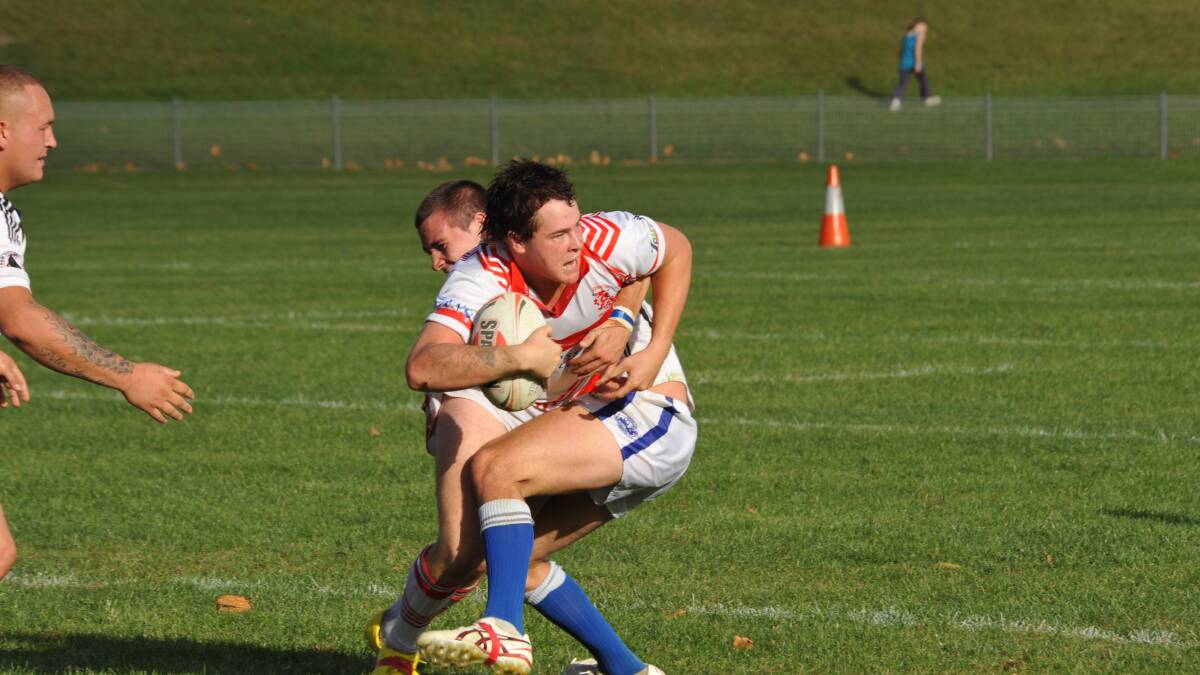 Moss Vale Dragons in a tough league clash with Narellan.