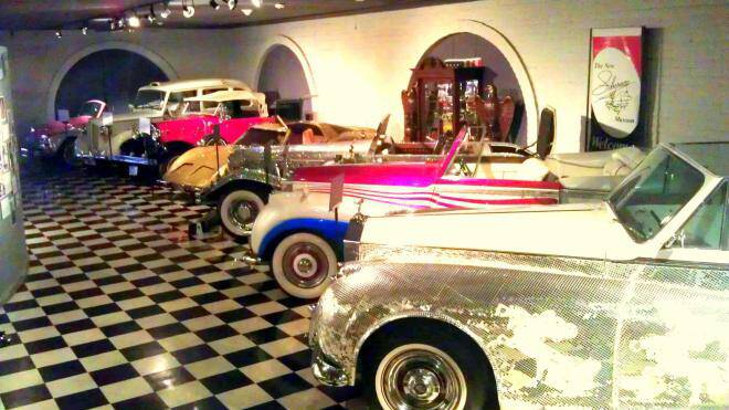 SOME of Liberace's 30 other cars that ranged from a 1957 London cab to a replica 1931 Model A Ford and a few Rollers.