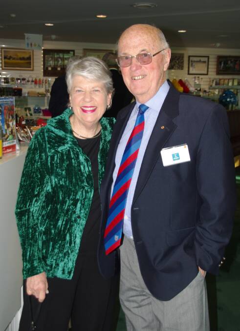 The late Ian Craig OAM, former Test captain, with wife Ros. Photo supplied