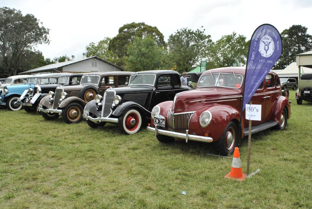THE Berrima 'Ruby' Rally weekend got off to a roaring start today with around 100 vehicles on show.