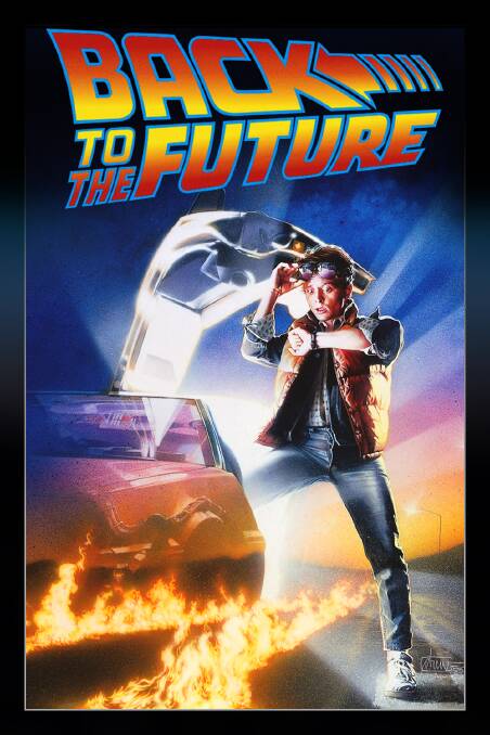 The original poster for Back to the Future. Image supplied