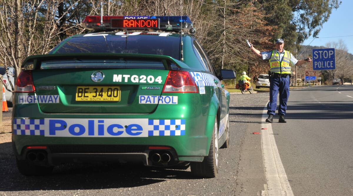 Double demerits apply this Easter long weekend and police are out in force in the Southern Highlands. Photo by Roy Truscott