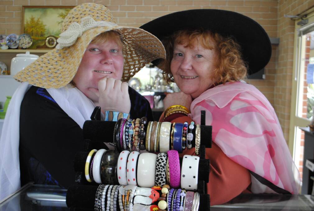 Riana Cashmere and Heather Wells of Southlands Care in Moss Vale, the op shop of the Connect Christian Church. Photo Ainsleigh Sheridan