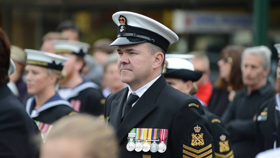 Chris Wall from HMAS Albatross.
Photo by Roy Truscott