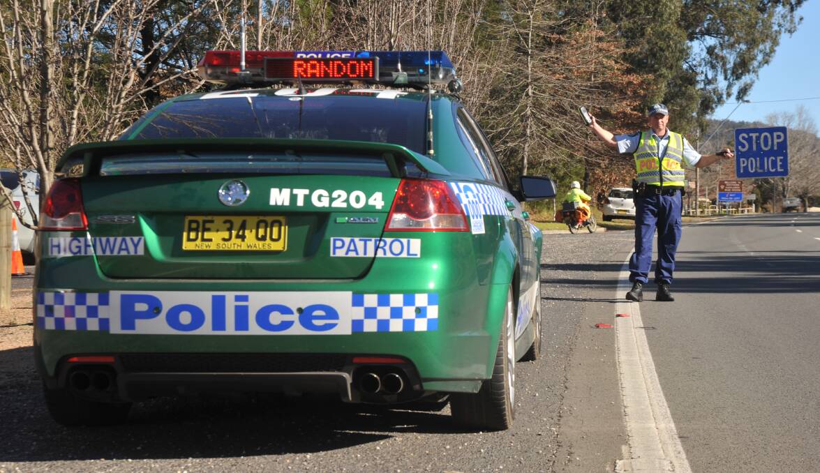 Police are set to be out in numbers this Easter long weekend as double demerit points are in force. Photo: Southern Highland News