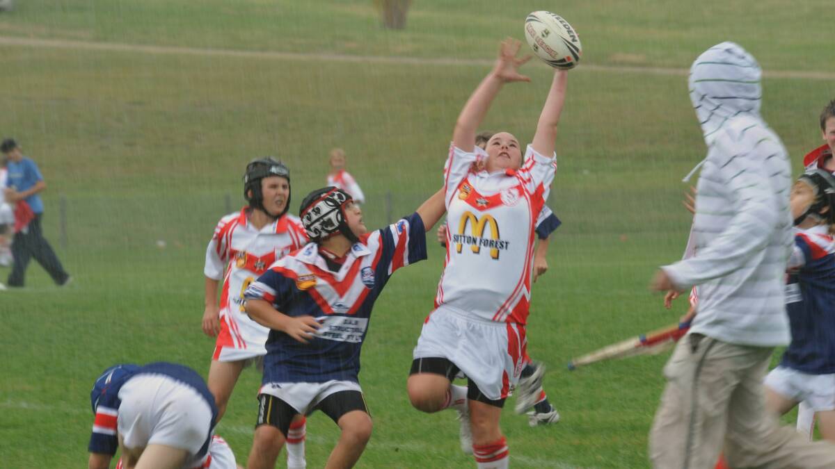 Moss Vale Junior Dragons in action.