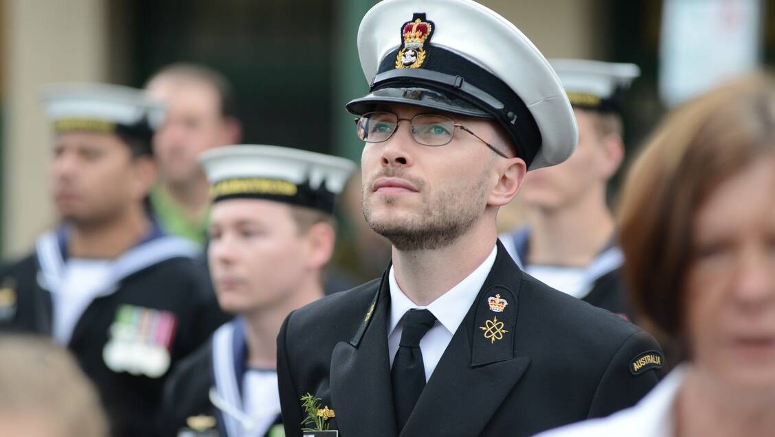 Gavin Collins of HMAS Albatross.
Photo by Roy Truscott