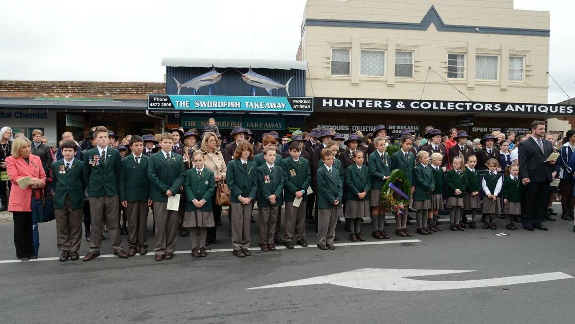 Mittagong Anzac Day service.