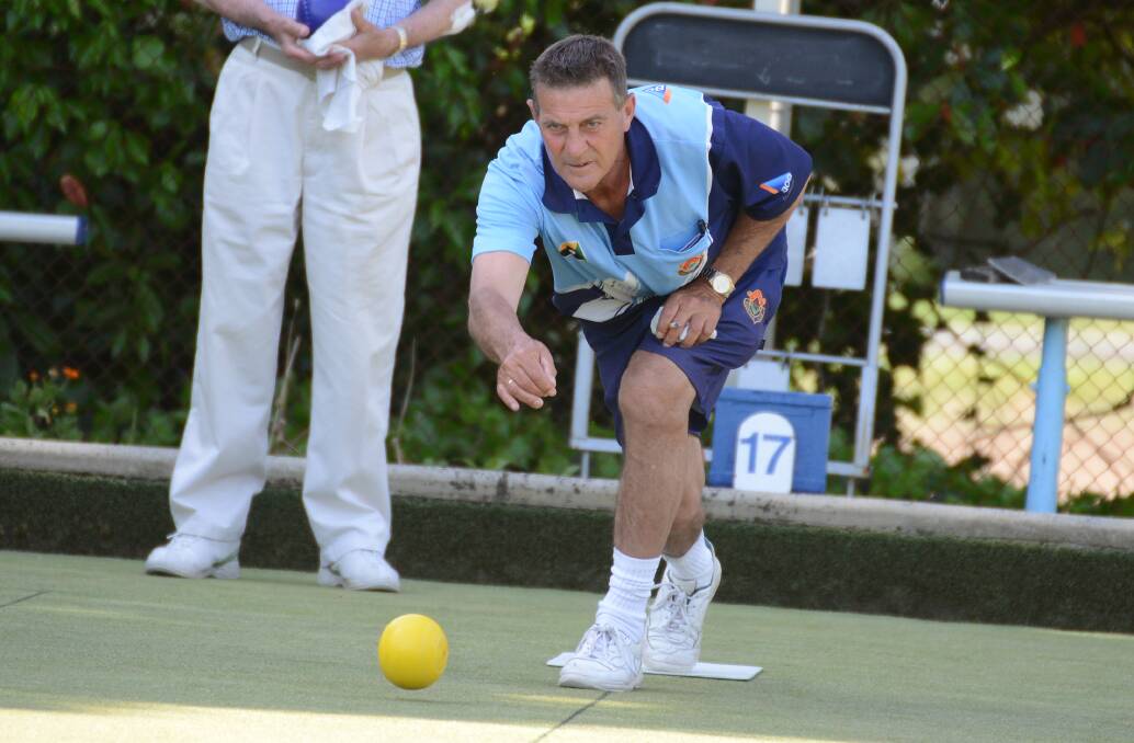 Ashley Lewis was defeated in a mixed pairs contest at Bowral on Saturday. Photo by Roy Truscott