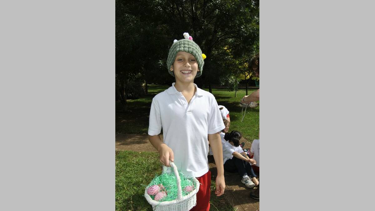 Year 4 Exeter Public School student William Gray in his Easter attire.  Photo by Emma Biscoe