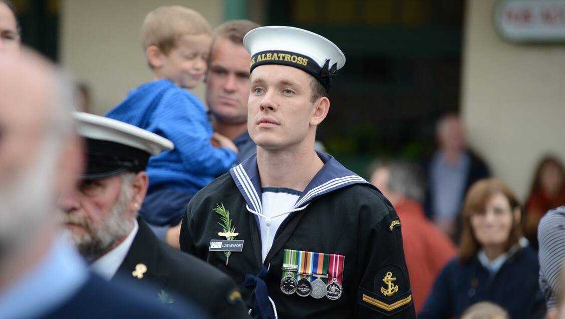 Luke Newport from HMAS Albatross.
Photo by Roy Truscott