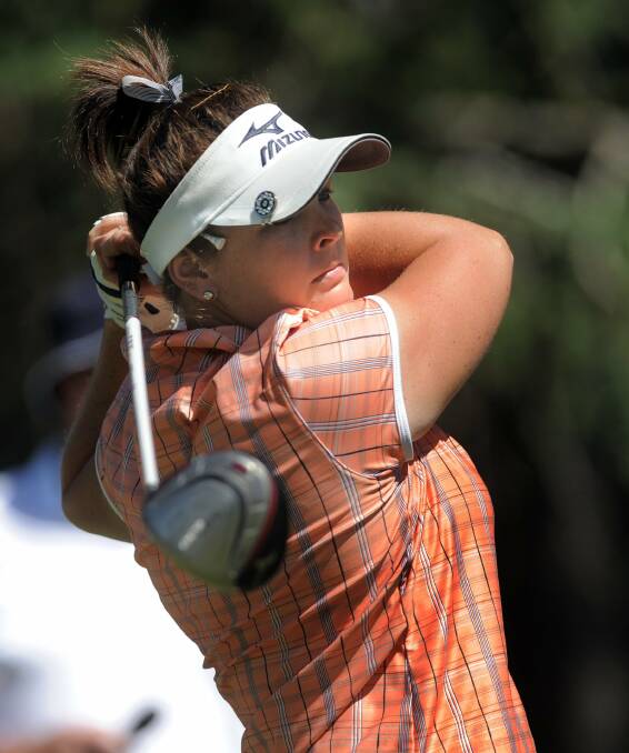 Professional golfer Bree Arthur will be among the competitors in the 2016 Australian Ladies Professional Golfing tournament at Moss Vale Golf Club. Photo FDC
