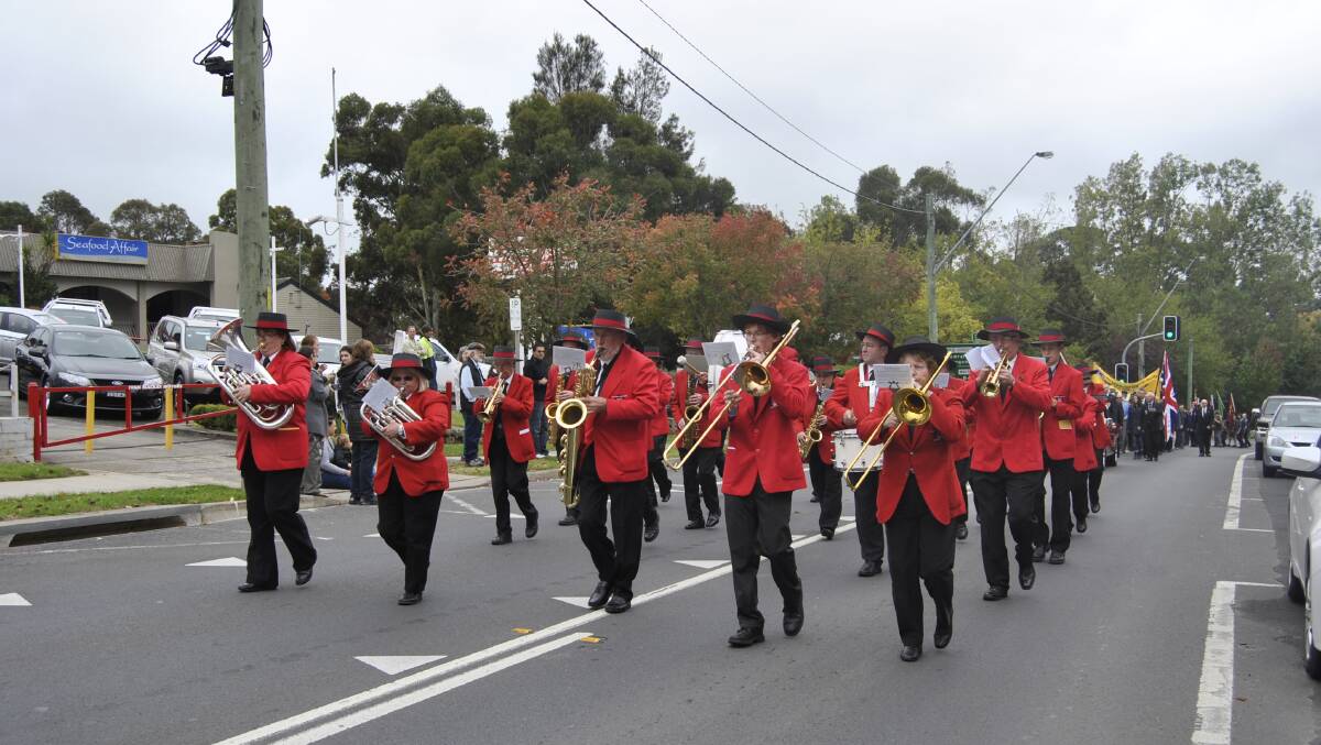 The ANZAC Day parade at Moss Vale. Photo by Dominica Sanda
