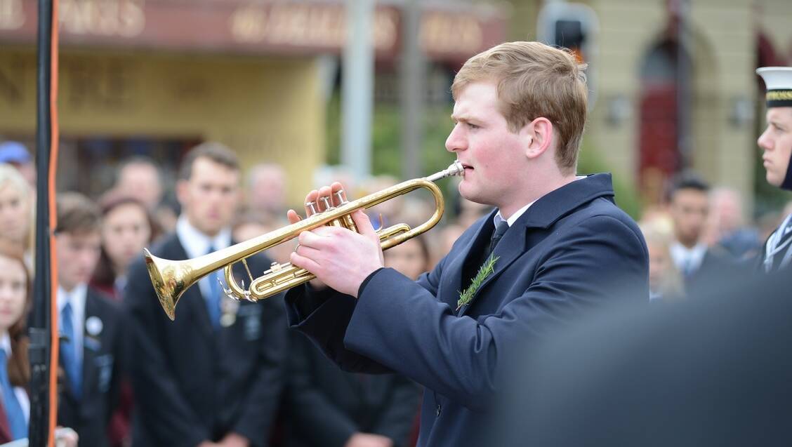 The Last Post was played by Matthew Dunn of Bowral High School.
Photo by Roy Truscott