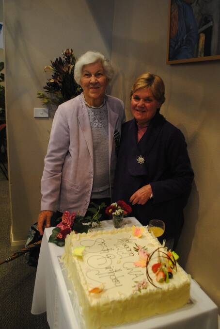 (Right) Kathleen ‘Kit’ Ellen Bright was awarded with an OAM for her service to women and the nursing profession. Photo by Dominica Sanda