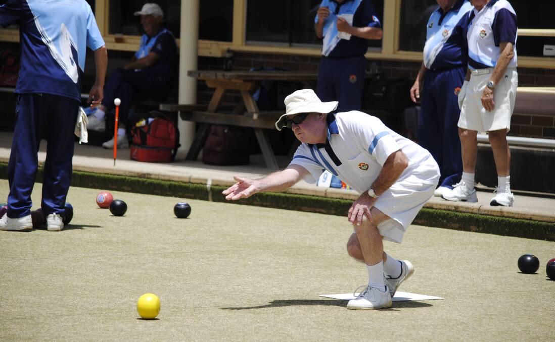 Don Weller and his team mates recorded victory at Bowral Bowling Club last Wednesday. Photo by Josh Bartlett