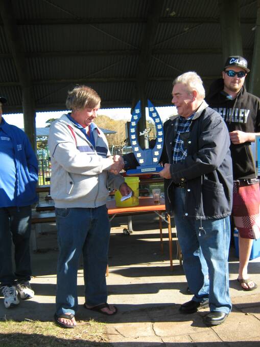 ANNUAL COMP: Batemans Bay Fishing Club was awarded the Blue Shield.
