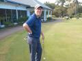 Iain Battersby will be dining out on his effort on the 6th hole last Saturday. Picture supplied. 