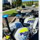 The white moped scooter was pulled over by police in Shell Cove on April 26, 2024 with its unlicenced driver returning a positive drug test. Picture by NSW Police 