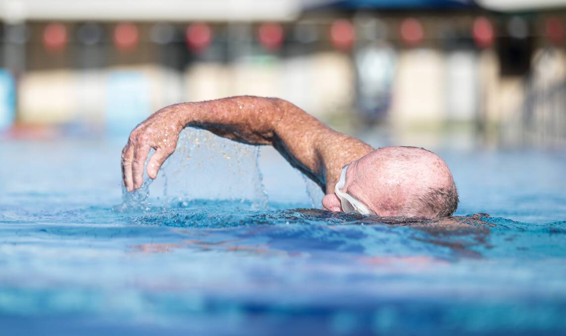 PERSISTENCE: Swimming keeps Keith Marshall's mind and body in perfect alignment.