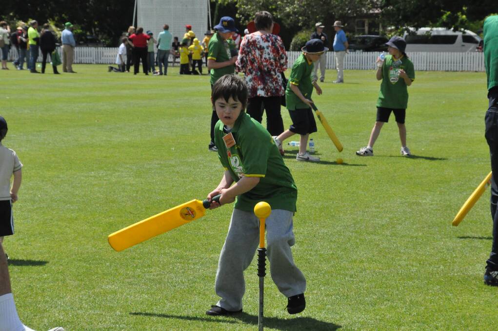 A Dream Cricket participant last year. 	 
	Photo supplied