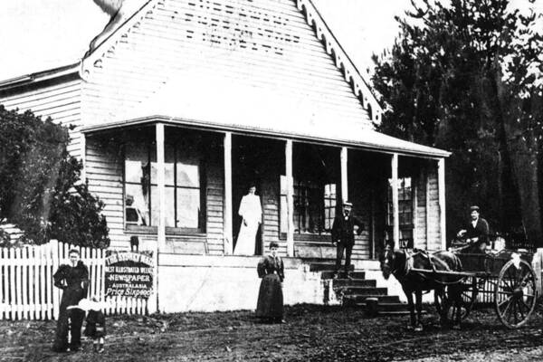 RAPID INFLUX: Burrawang Store opened for business in the early 1860s.