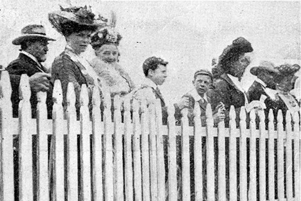 VICE REGAL: Sir Harry Rawson, NSW Governor (1902-09) with Lady Rawson and entourage at the Bong Bong races. Photos: from a Mitchell Library collection